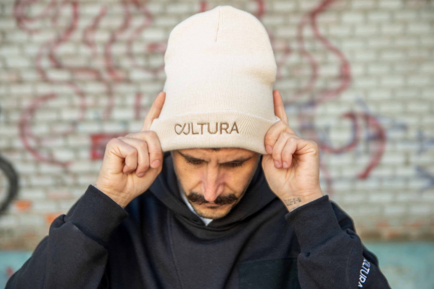 Gorra Tejida Beige